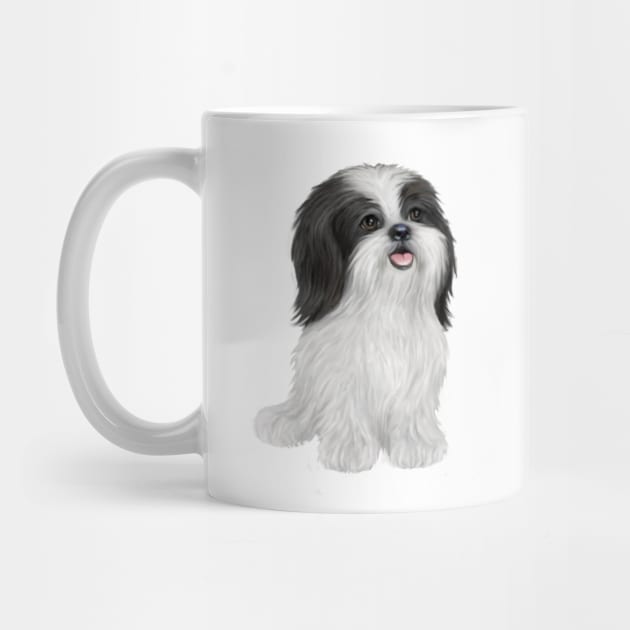 An Adorable Black and White Shih Tzu - Just the Dog by Dogs Galore and More